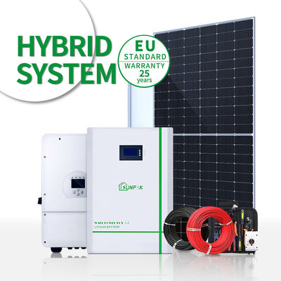 Sunpok house solar system 10kw 30kw 50kw 90kw home solar panel systems domestic solar power systems