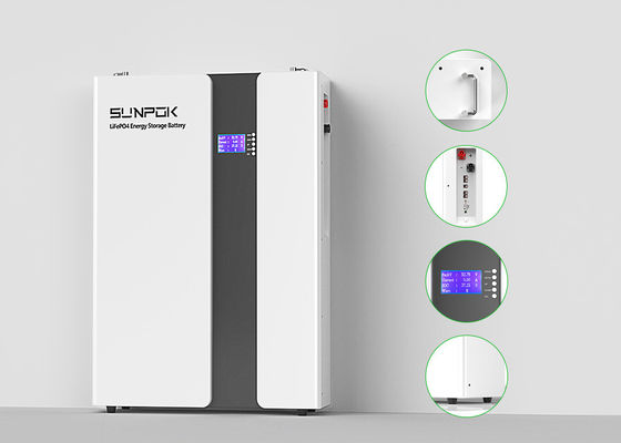 Efficient Lithium Ion Off Grid Battery Max. Charging Voltage 58.4Vdc