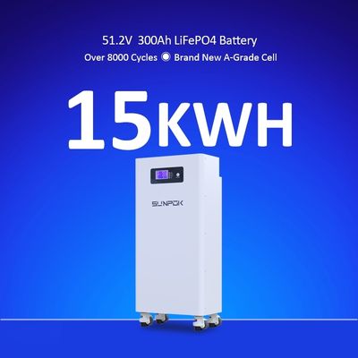 16kwh Off-grid Solar Energy 10000 Cycle 48V 51.2V 300Ah 314Ah Lithium LifePO4 Home Energy Storage Battery
