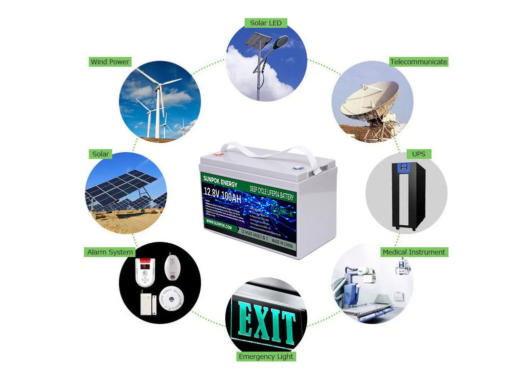 LiFePo4 लिथियम आयन डीप साइकिल बैटरी 12v 24V 100ah 200ah लंबी चलने वाली Agm जेल बैटरी