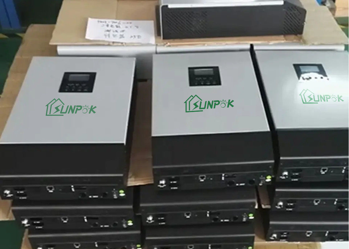 Mppt सोलर चार्ज कंट्रोलर के साथ IP32 ऑफ ग्रिड इन्वर्टर साइजिंग 5kw 8kw 10kw 12kw