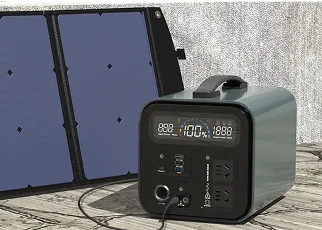 Dc Ac 500W 600w 1000W लिथियम बैटरी बैंक पोर्टेबल पावर स्टेशन क्विक चार्ज सपोर्ट