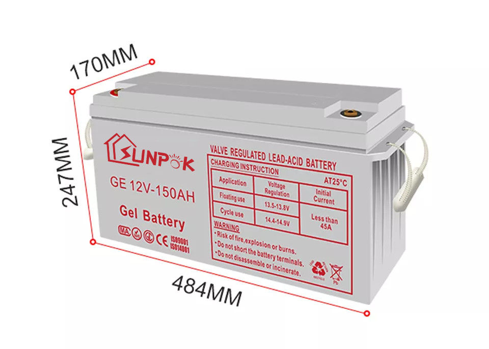 12v डीप साइकिल जेल बैटरी: सौर ऊर्जा भंडारण के लिए लंबा जीवनकाल 12v जेल बैटरी