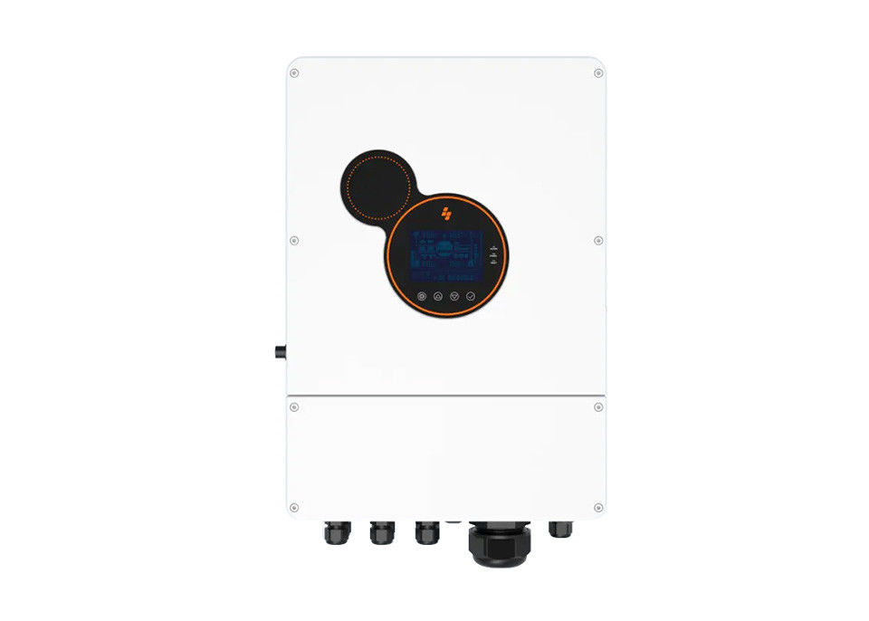 सनपोक 5kva Mppt 450vdc Pv इनपुट 220v 48v 5kw ऑन ऑफ ग्रिड टाई हाइब्रिड सोलर इन्वर्टर