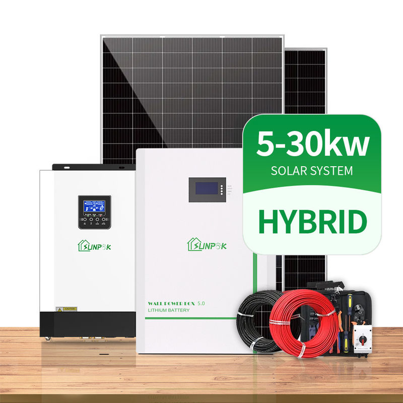 UN38.3 पावर सौर ऊर्जा प्रणाली ऑल ब्लैक सोलर पैनल पूरा सेट ऑन ऑफ ग्रिड होम 5KW 10KW 12KW 20KW 30KW