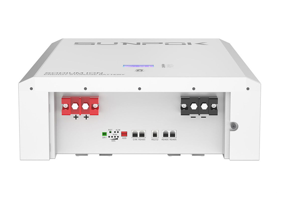 उच्च क्षमता वाली सोडियम आयन बैटरी 48V/51.2V 100AH 200AH नाममात्र वोल्टेज के साथ