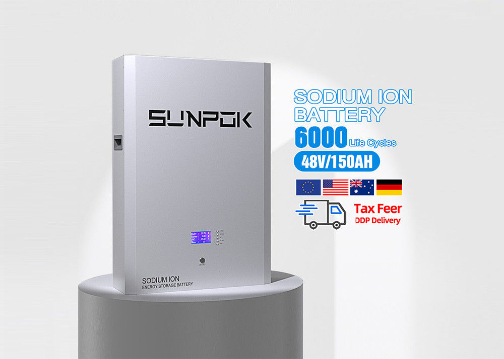 सनपोक सोडियम आयन बैटरी 98% चार्ज / डिस्चार्ज दक्षता 5-30 KWh आउटपुट पावर रेंज