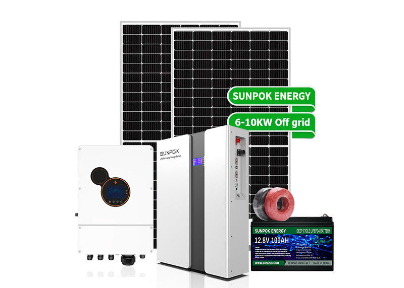 पूर्ण सेट सौर ऊर्जा प्रणाली 5000W हाइब्रिड सौर प्रणाली 3KW 6KW 8KW 10KW सौर पैनल होम किट घर के लिए सौर पैनल प्रणाली