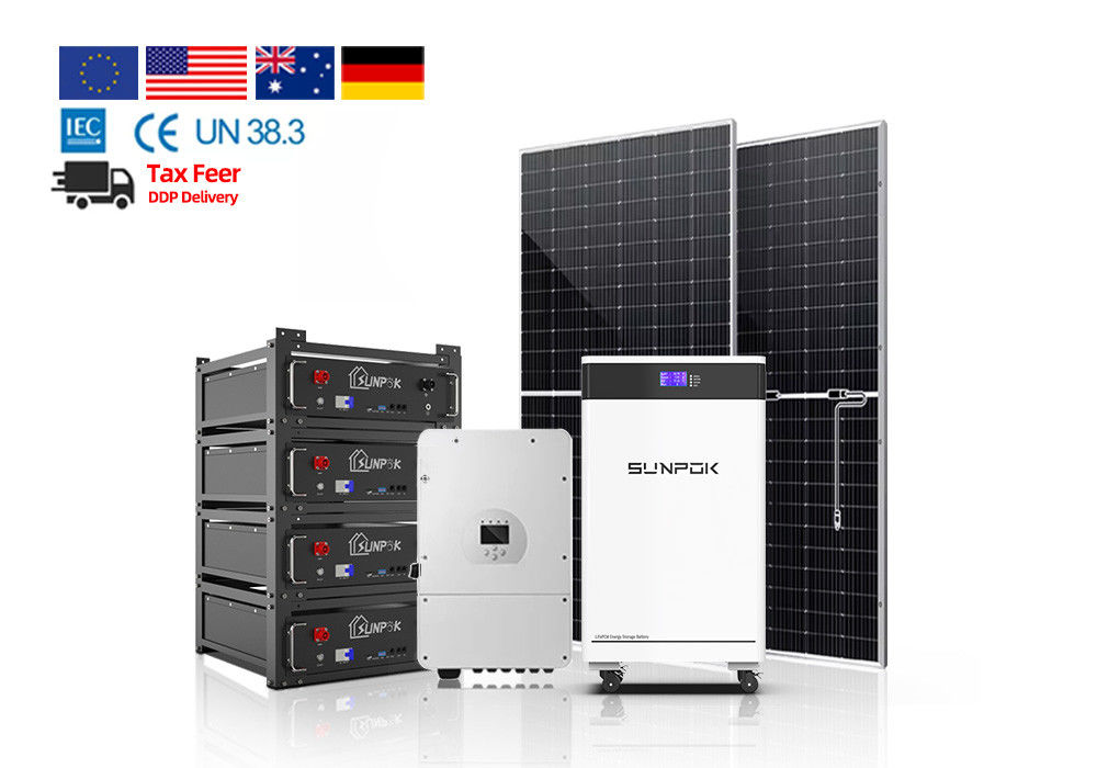 पूर्ण होम सोलर सिस्टम 1 Kw 2 Kw 3kw 5kw 5kva हाइब्रिड सोलर सिस्टम