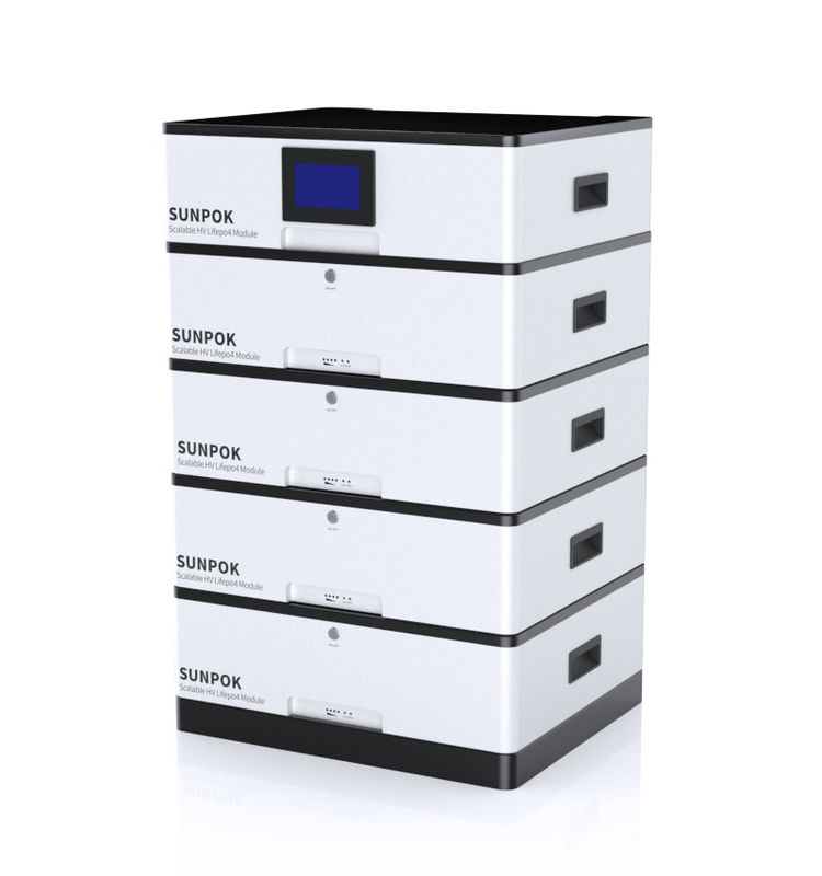 उच्च वोल्टेज स्टैक बैटरी 5kwh/10kwh/20kwh Ess स्प्लिट टाइप ऑफ-ग्रिड सिस्टम के साथ