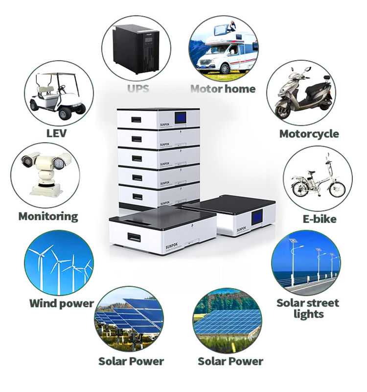 उच्च वोल्टेज स्टैक बैटरी 5kwh/10kwh/20kwh Ess स्प्लिट टाइप ऑफ-ग्रिड सिस्टम के साथ
