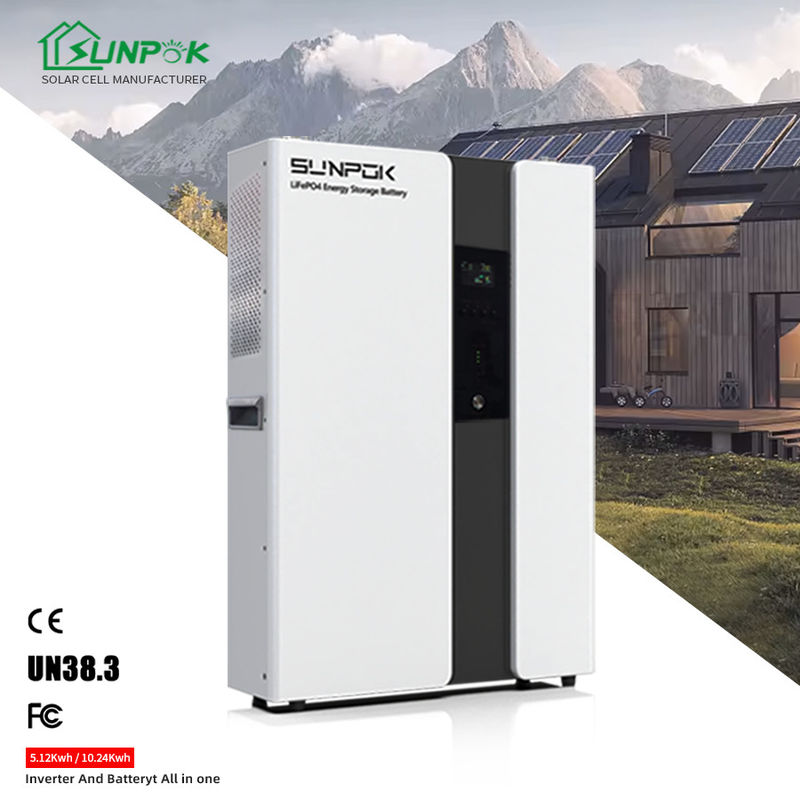अनुकूलित 5KWH 10KWH 20KWH सभी एक ESS घरेलू ऊर्जा भंडारण बैटरी प्रणाली में