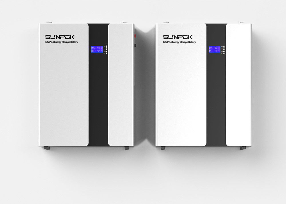 आसान स्थापना Lifepo4 बैटरी दीवार पर 48v 200ah के साथ घुड़सवार Rs485 बंदरगाह 9.6kwh 10.2kwh 15kwh