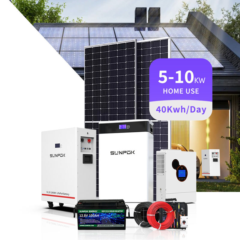 लिथियम लाइफपीओ4 बैटरी 48v 200ah 5Kwh 10Kwh पावर वाल विथ बीएमएस फॉर ऑफ ग्रिड / हाइब्रिड सोलर सिस्टम