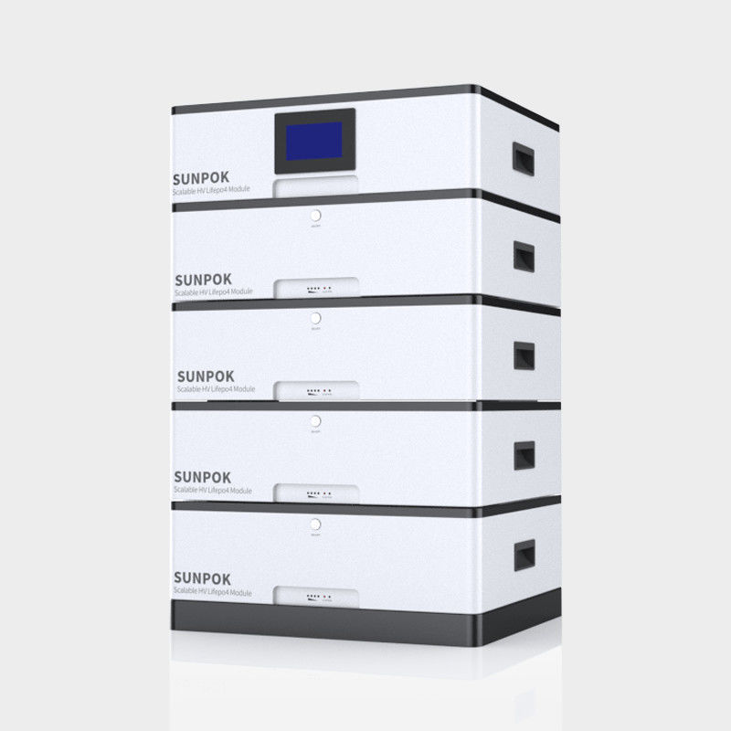 स्टैकेबल मॉड्यूलर ऊर्जा भंडारण बैटरी 48V 10kwh 20kwh 400Ah हाई वोल्टेज हाउस बैटरी पैक