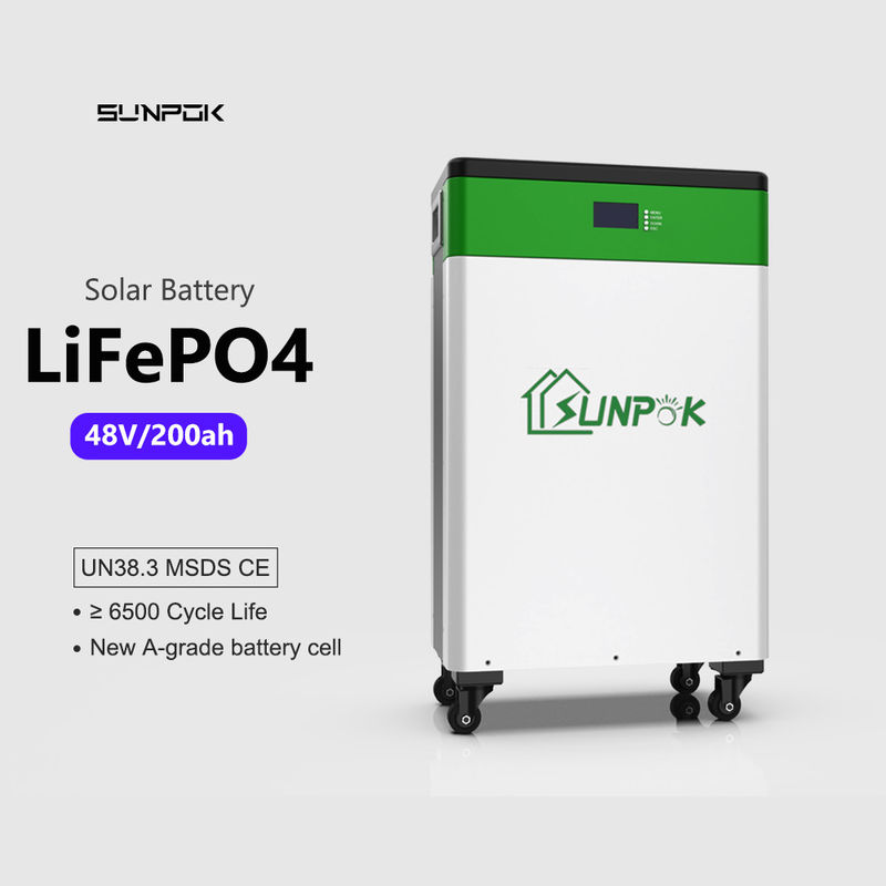 डीप साइकल लाइफपीओ4 सौर लिथियम आयन बैटरी 10kwh 48v 200ah होम सोलर एनर्जी सिस्टम