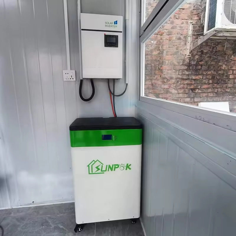 डीप साइकल लाइफपीओ4 सौर लिथियम आयन बैटरी 10kwh 48v 200ah होम सोलर एनर्जी सिस्टम