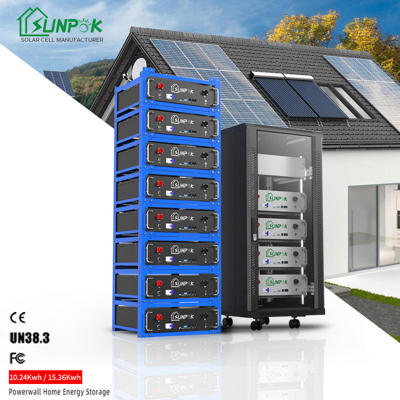 रैक बैटरी होम एनर्जी स्टोरेज सिस्टम Lifepo4 बैटरी ब्लूटूथ के साथ 48V 200AH 10kwh