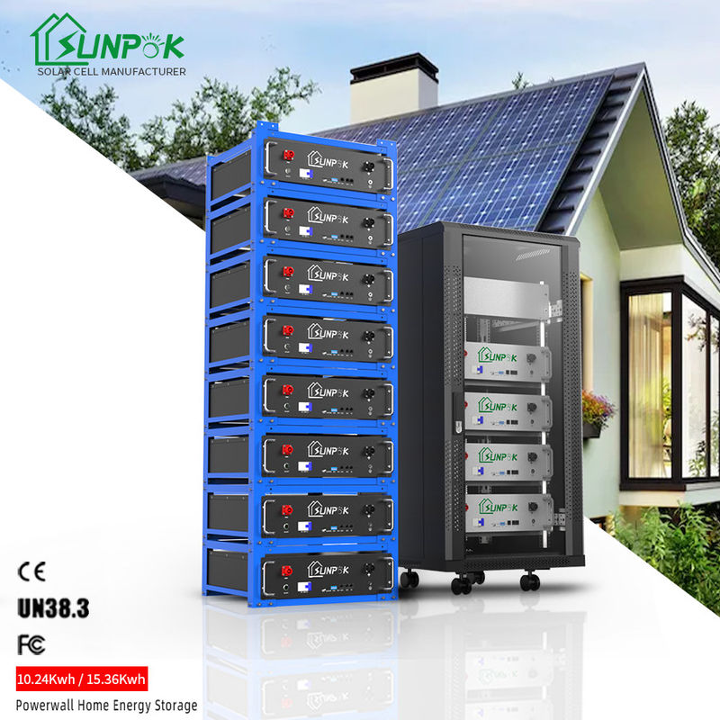 लाइफपो4 लिथियम सोलर बैटरी 10kWh 20kWh 30kWh रैक माउंटेड होम एनर्जी स्टोरेज सिस्टम