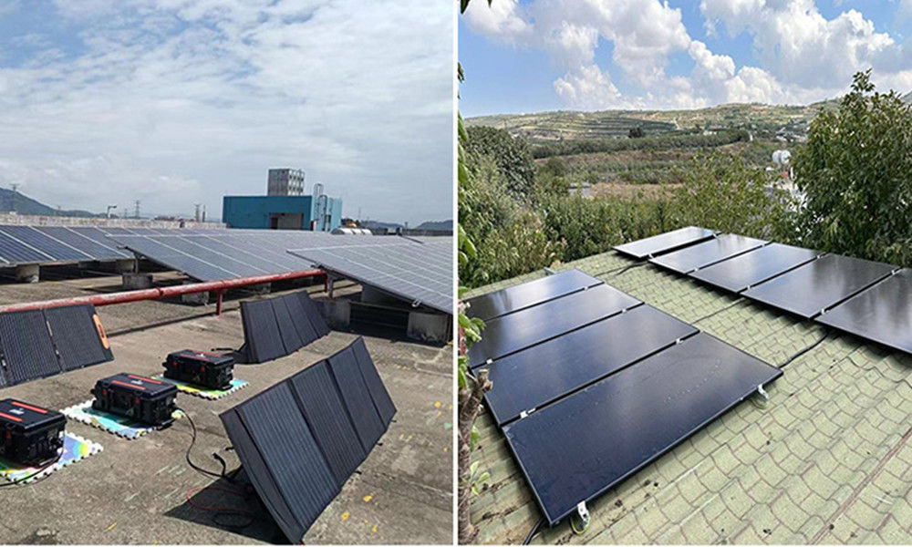 सौर ऊर्जा प्रणाली ग्रिड से बंद 48v लिथियम बैटरी के साथ 3kw 8kw 10kw सौर ऊर्जा प्रणाली किट