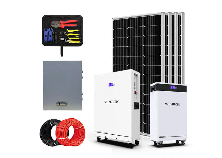 वाणिज्यिक के लिए सौर ऊर्जा प्रणाली 3kw 3000w 6kw 8kw 10kw ऑन ग्रिड हाइब्रिड सिस्टम ऑफ ग्रिड सौर ऊर्जा प्रणाली