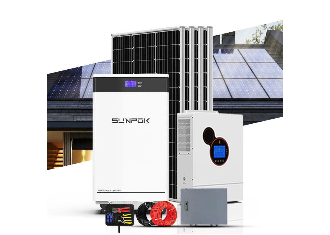 सौर प्रणाली पूर्ण किट होम 10kw 15kw 200kw ऑफ ग्रिड हाइब्रिड पावर इन्वर्टर बैटरी भंडारण पैनल सौर ऊर्जा प्रणाली