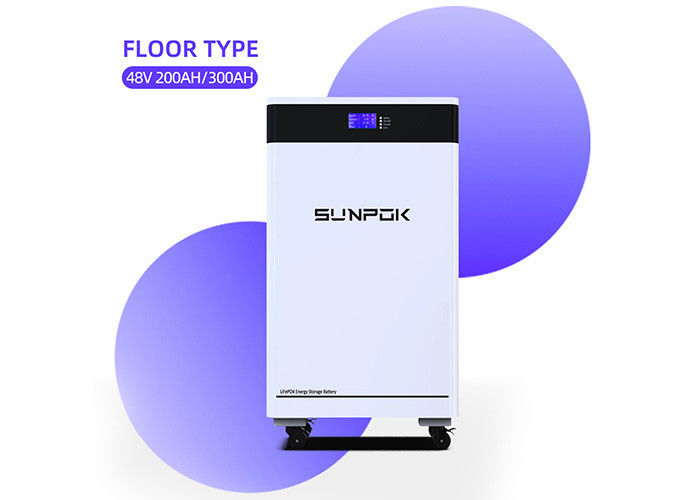 सौर मंडल के लिए सर्वश्रेष्ठ बैटरी Sunpok 48v 200ah 300ah डीप साइकल लिथियम आयन बैटरी