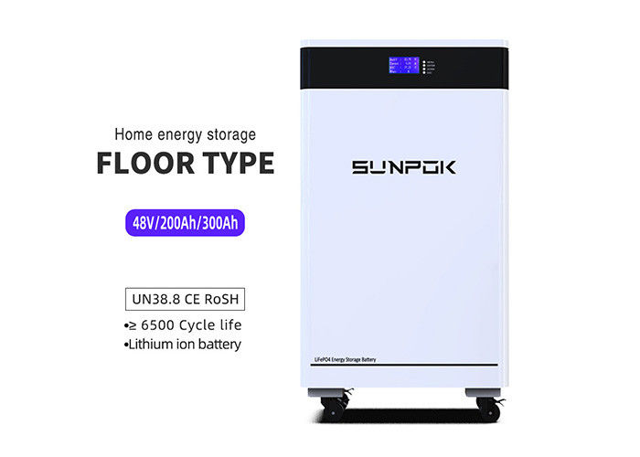 15KWH सौर बैटरी 51.2V लिथियम आयरन फॉस्फेट 300AH घरेलू ऊर्जा भंडारण बैटरी पहियों के साथ