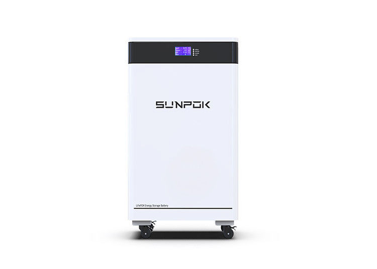 रिचार्जेबल 10kWh 20kWh 51.2V 48V 200Ah LIFEPO4 लिथियम आयन बैटरी 200 Ah फर्श स्टैंड होम सौर ऊर्जा भंडारण