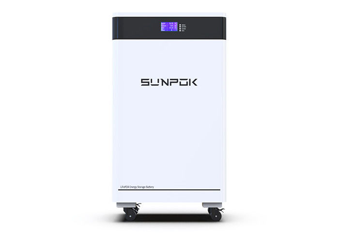 स्मार्ट एलएफपी लिथियम आयरन फॉस्फेट बैटरी 51.2V 48V 300Ah 15Kwh क्षमताओं के साथ सौर प्रणाली भंडारण के लिए अंतर्निहित बीएमएस