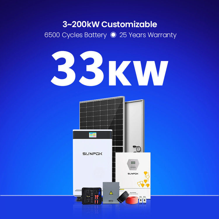 ऑफ ग्रिड हाइब्रिड सौर ऊर्जा भंडारण प्रणाली 5KW 10KW 20KW 30KW 10KVA सौर ऊर्जा भंडारण के साथ ग्रिड से बाहर सौर ऊर्जा प्रणाली पूर्ण सेट
