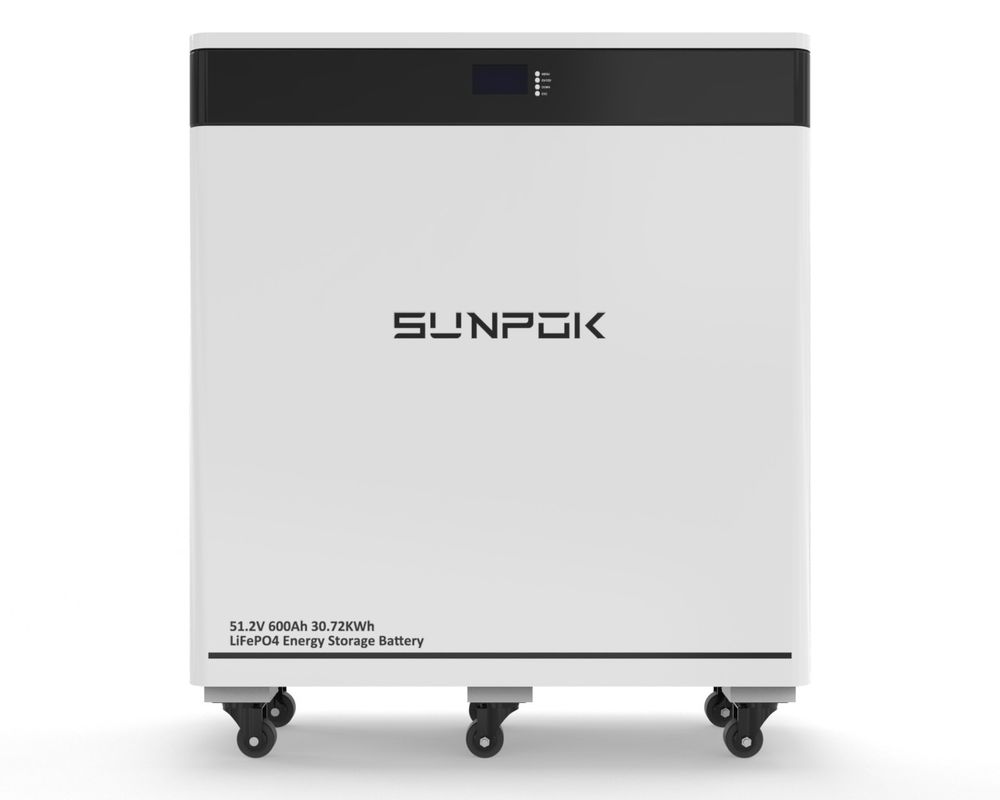 2025 मंजिल प्रकार 30kwh Lifepo4 बैटरी पैक 51.2v 600Ah ऊर्जा भंडारण वाईफ़ाई और ब्लूटूथ के साथ लिथियम बैटरी