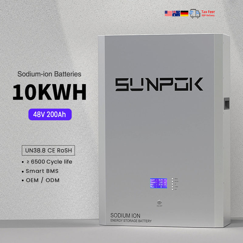 48V 10kwh सोडियम आयन बैटरी सोडियम ना आयन भंडारण बैटरी सौर ऊर्जा बैंक पावर वॉल सोडियम आयन रिचार्जेबल बैटरी