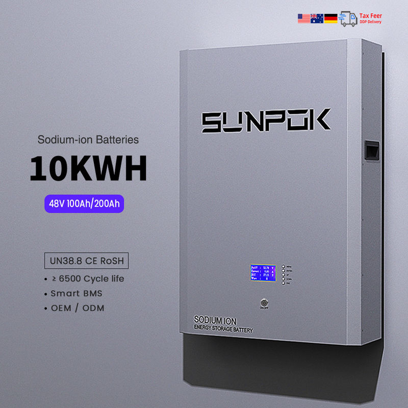 48V 10kwh स्प्लिट टाइप सोडियम आयन स्टोरेज बैटरी 200ah सोलर पावर बैंक वॉल रिचार्जेबल सोडियम आयन रिचार्जेबल बैटरी