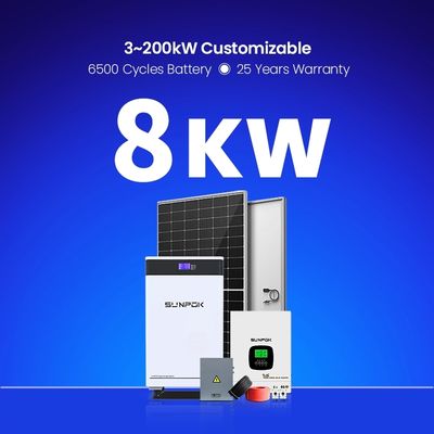 10kw 15kw Solar Kit Price 3000W 5000W 6kw 8kw Complete Solar System for Home off Grid Solar Energy System