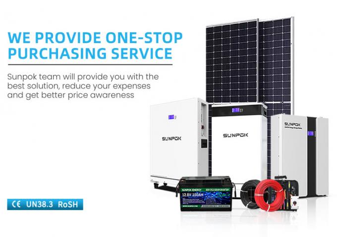 15kwh होम सोलर एनर्जी सिस्टम 51.2V 300Ah LiFePO4 लिथियम बैटरी पैक ऊर्जा भंडारण बैटरी 5